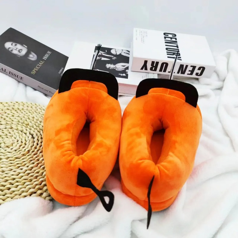 Men Shoes Size - Anime motosserra homem pochita casa chinelo