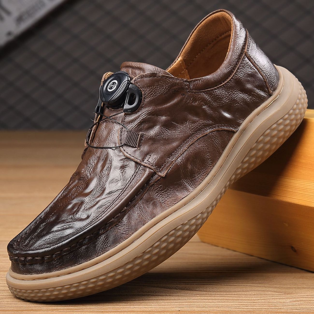 Men Shoes Louboutin - Sapatos de Couro de Luxo Masculinos