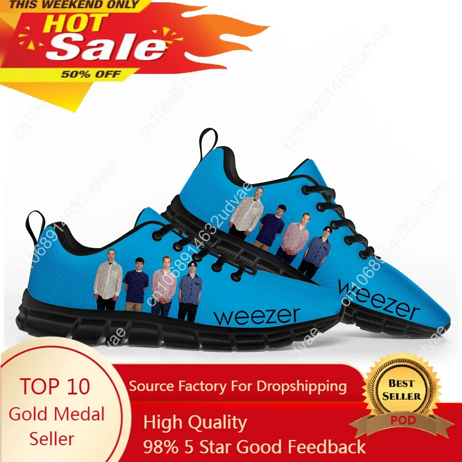 Men Shoes Black - Tênis Esportivos Weezer para Homens e