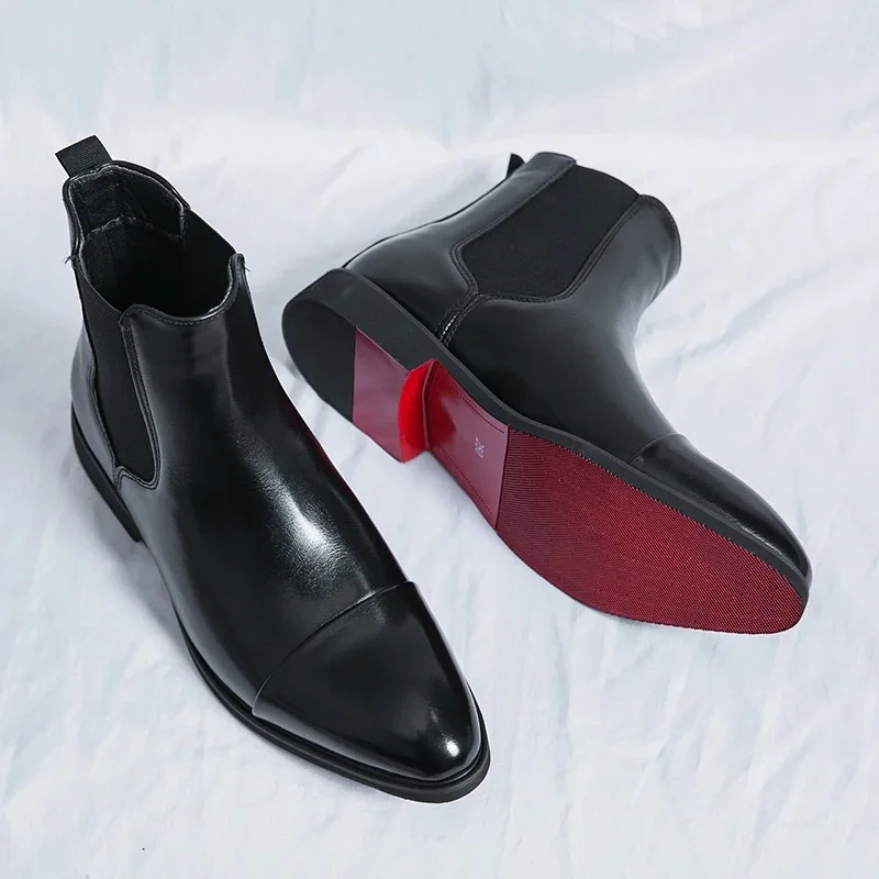 Men Shoes Louboutin - Botas masculinas de marca de luxo