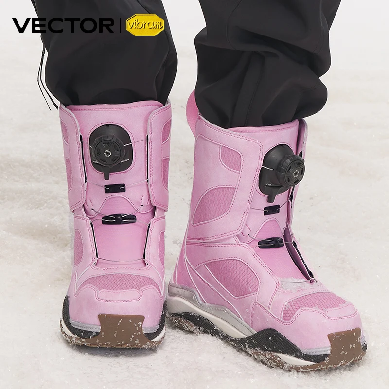 Men Shoes Vector - VETOR-Botas de esqui impermeáveis profissionais para