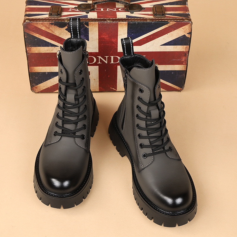 Botas masculinas casuais de ca - Men Shoes Size avaliação e preço
