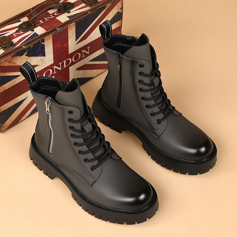 Botas masculinas casuais de ca - Men Shoes Size avaliação e preço