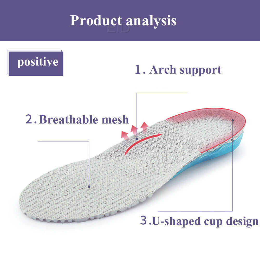 Palmilhas ortopédicas de silic - Men Shoes Eid avaliação e preço