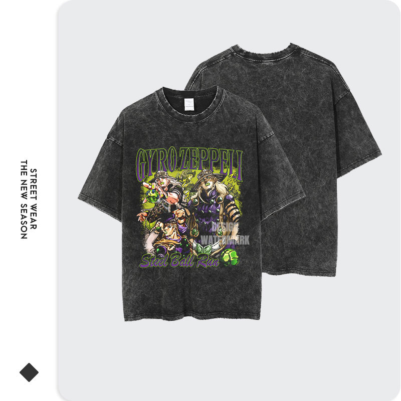 Bandai anime jojos t camisa vi - Men Shoes Japan avaliação e preço
