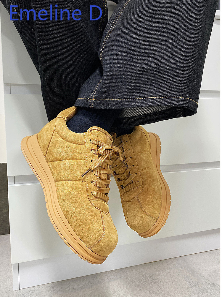 Amarelo sola grossa rendas até - Men Shoes Yellow avaliação e preço