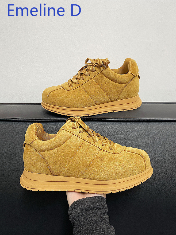 Amarelo sola grossa rendas até - Men Shoes Yellow avaliação e preço