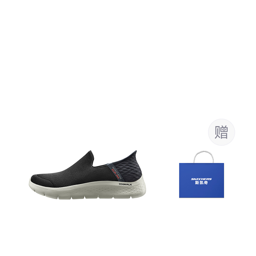 Skechers Go Walk Fle Hands Fre - Men Shoes Black avaliação e preço