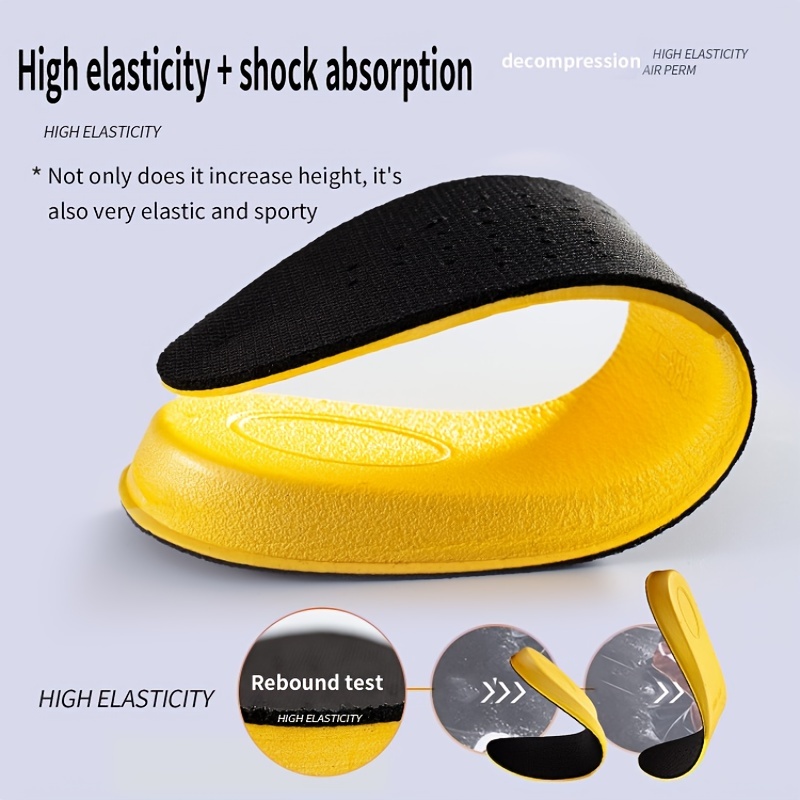 1 par 1.5-3.5cm palmilhas de a - Men Shoes Yellow avaliação e preço