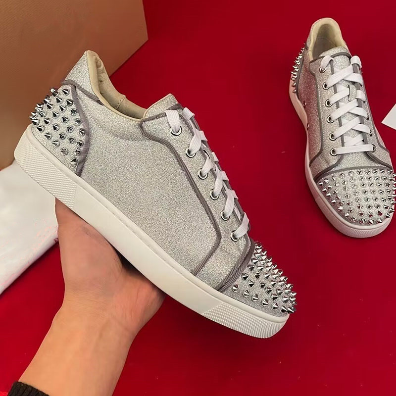 Homens de luxo moda rebites sa - Men Shoes Louboutin avaliação e preço